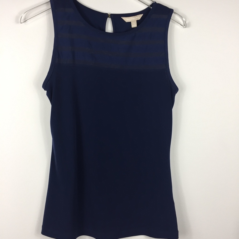 Banana Republic navy tank